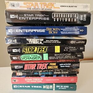 Star Trek Book Lot Of 10 Assorted